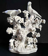 Bow Finches white figure group